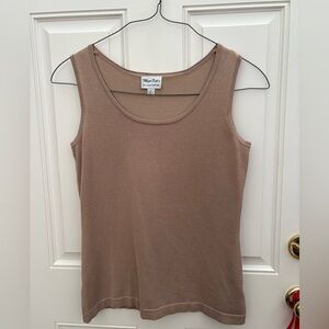 Linea by Louis Dell'Olio Tan Tank Top